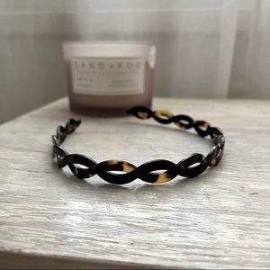 Jcrew Acrylic Headband - Tortoise - Black & Brown - One Size